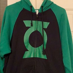 Dc comics green lantern zip up- medium